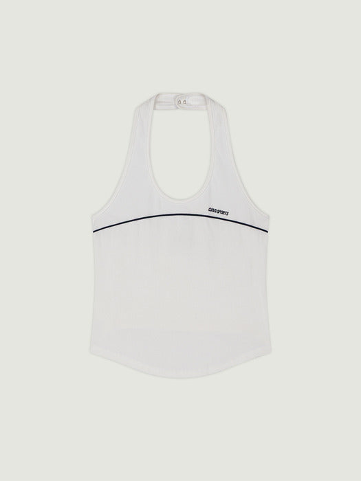 Grove 25Hs Ryan Halter Top (White)