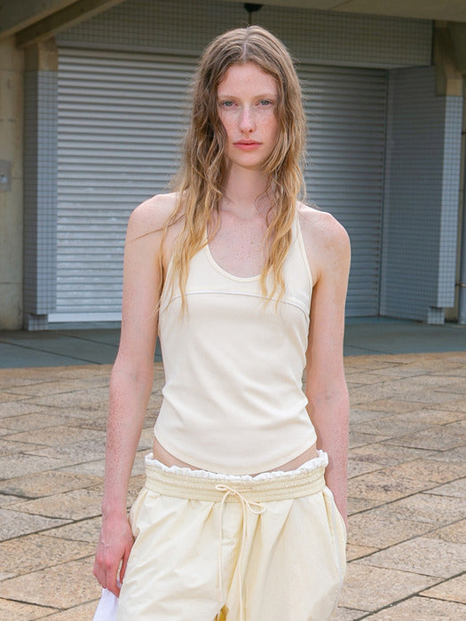 [grove] 25HS RYAN HALTER TOP (YELLOW)