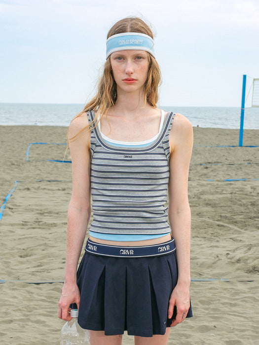 [grove] 25HS JULIAN SLEEVELESS (MELANGE GREY)