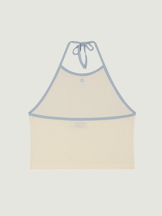 Grove 25Hs Ivy Halter Top (Cream)