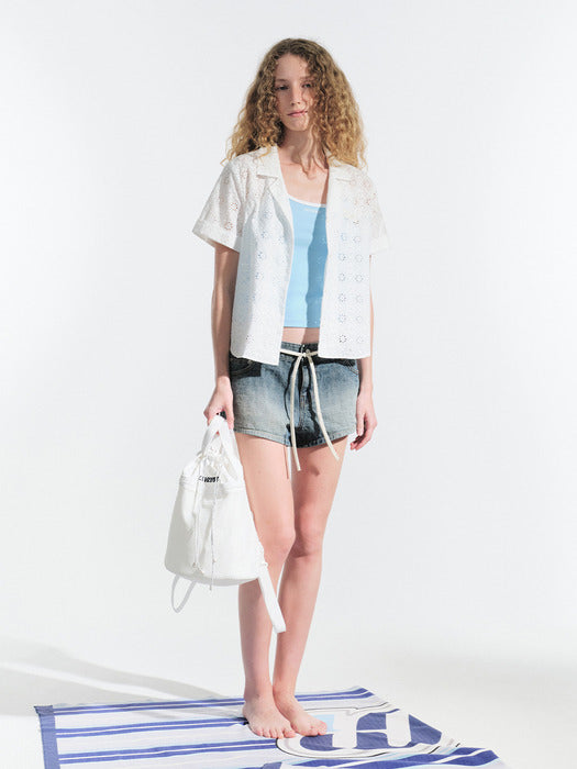 Grove 25Hs Adele Lace Shirt (White)