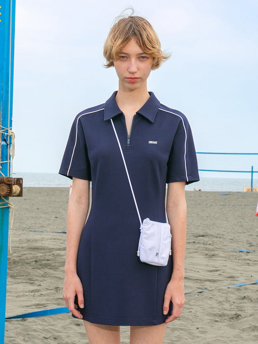 [grove] 25Hs Swifty One-Piece (Navy)
