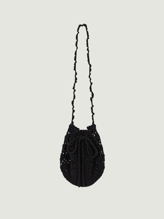[grove] 25Hs Levin Knit Bag (Black)
