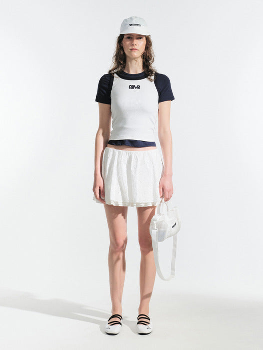 Grove 25Hs Adele Lace Skirt (White)