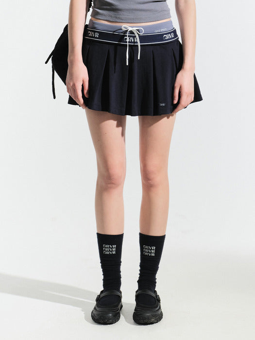 Grove 25Hs Pia Pleated Skirt (Navy)