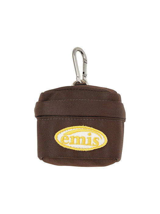 [emis] BASIC POOP BAG-BROWN