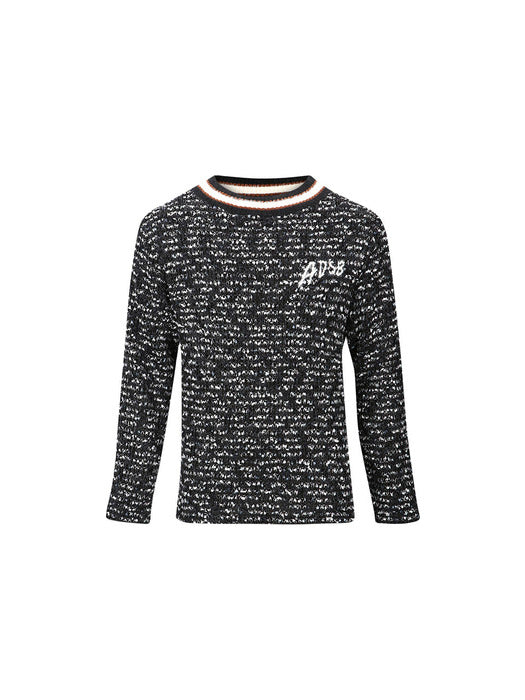 [andersson bell] WINGS CREW-NECK SWEATER atb1033m(BLACK)