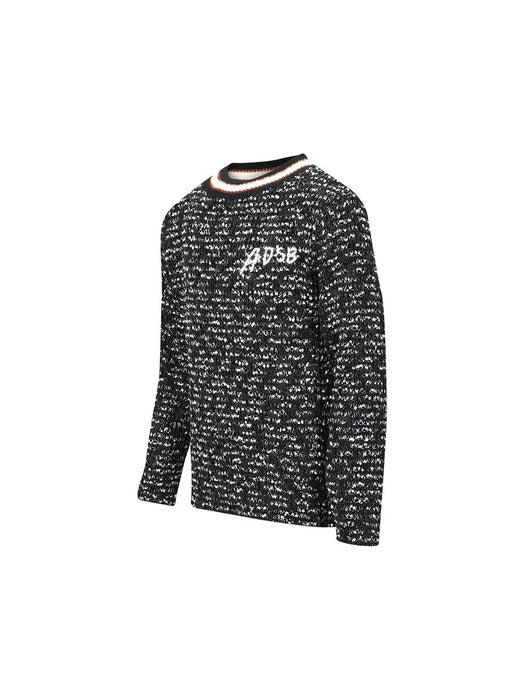 [andersson bell] WINGS CREW-NECK SWEATER atb1033m(BLACK)