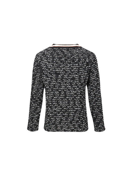 [andersson bell] WINGS CREW-NECK SWEATER atb1033m(BLACK)
