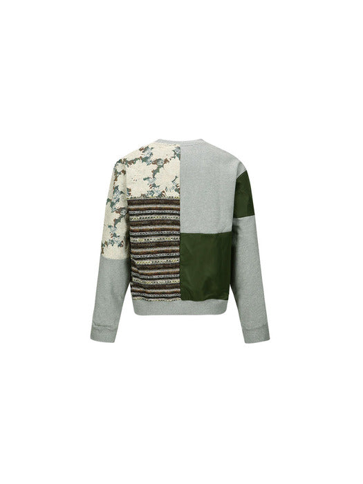 [andersson bell] SEOUL23 CONTRAST SWEATSHIRTS atb1012m(GREY)