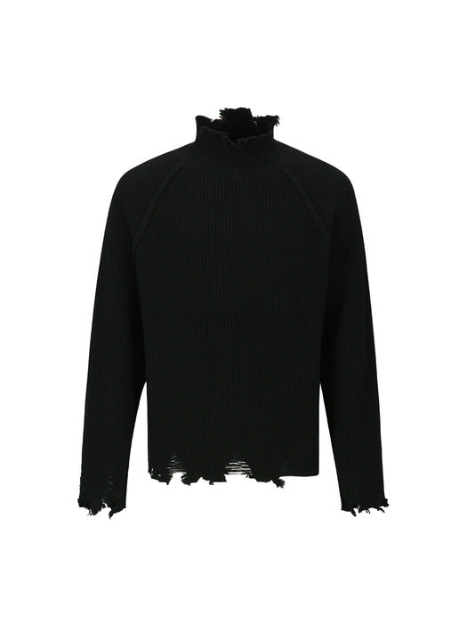 [andersson bell] ROGHEN TURTLE NECK SWEATER atb1157m(BLACK)