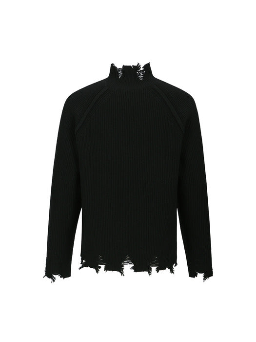 [andersson bell] ROGHEN TURTLE NECK SWEATER atb1157m(BLACK)