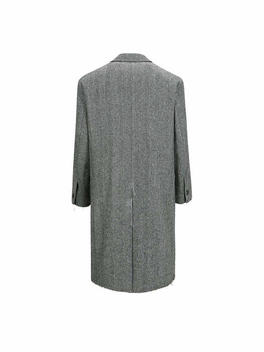 [andersson bell] MORIENS DOUBLE BREASTED COAT awa567m(GREY)