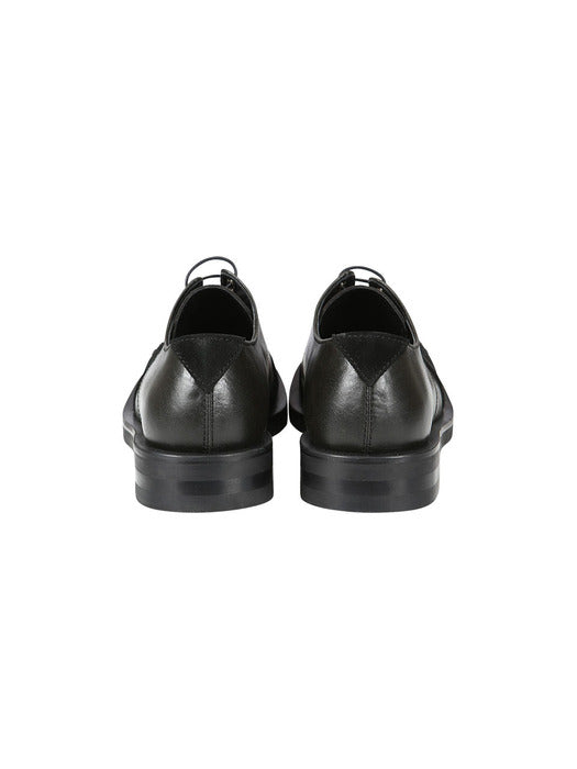 [andersson bell] LEUCHARS SQUARE TOE DERBY SHOES aaa345m(BLACK)