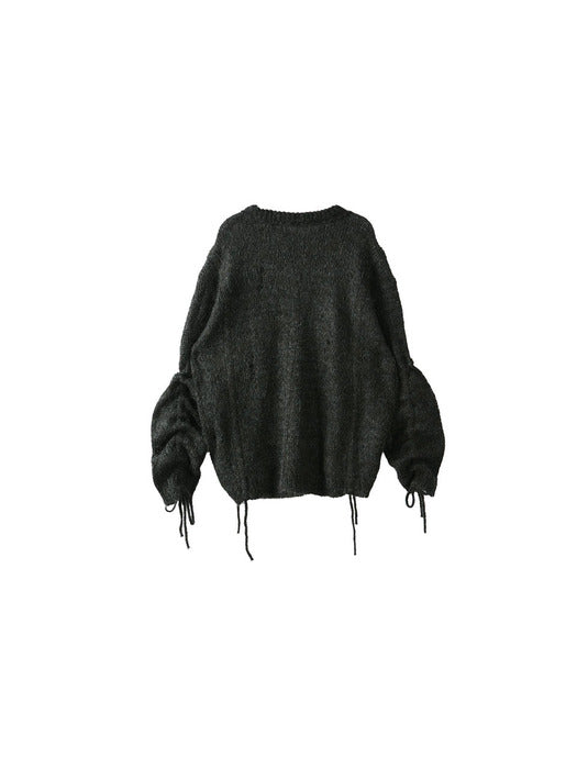 [andersson bell] COLBINE CREW-NECK SWEATER atb1015m(CHARCOAL)