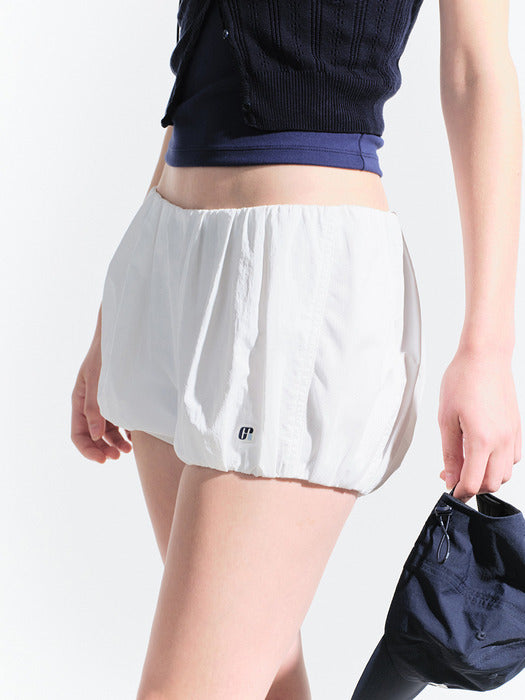 Grove 25Hs Ryan Shirring Shorts (White)