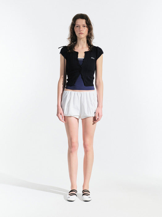 Grove 25Hs Ryan Shirring Shorts (White)