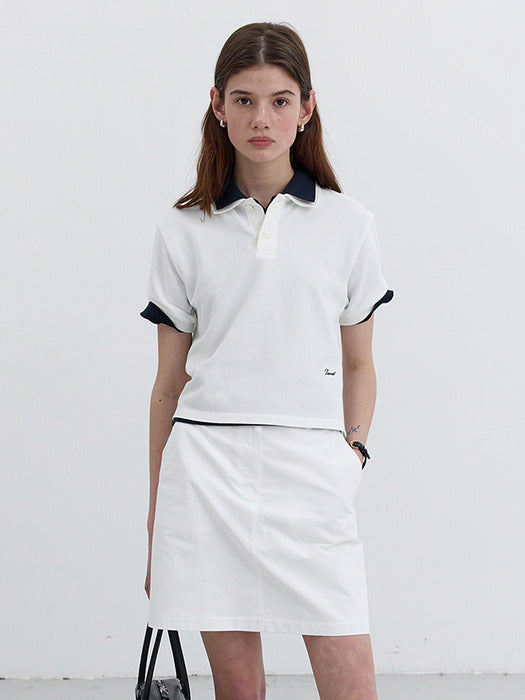 Dunst Essential Polo Shirt Off White