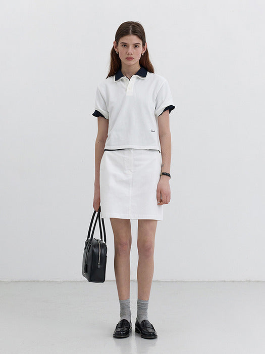 Dunst Essential Polo Shirt Off White