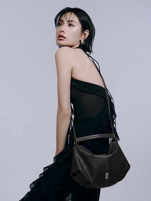 [vunque] Halfmoon Attache Shoulder S (Halfmoon Attache Shoulder Small) — 3 colors