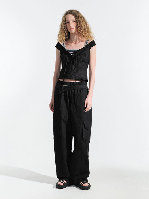 Grove 25Hs Ina Sleeveless Top (Black)
