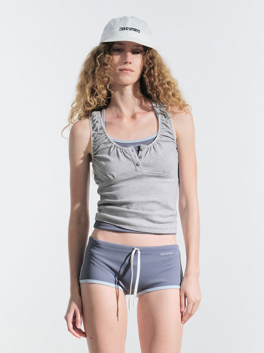 Grove 25Hs Ika Sleeveless Top (Grey)