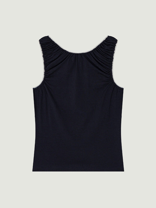 Grove 25Hs Ika Sleeveless Top (Navy)