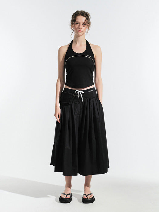 [grove] 25Hs Kaia Skirt (Black)