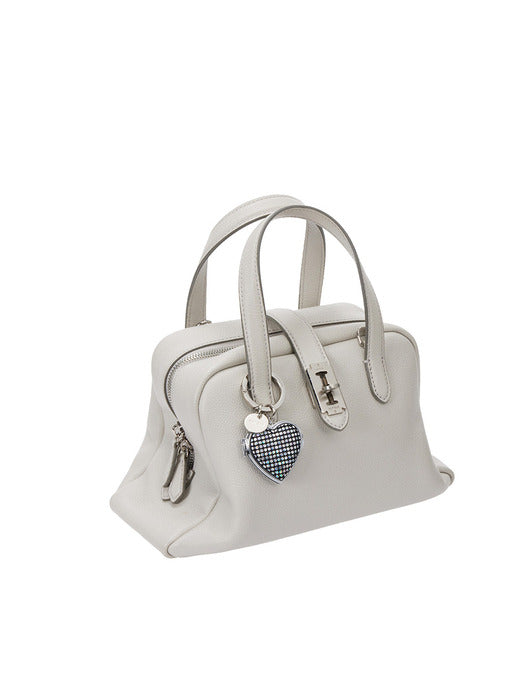 Vunque Heart Pocket Mirror Charm Hologram