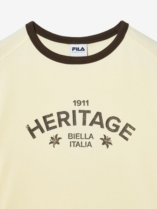 [fila] Heritage Graphic Ringer Tee_FS2RSH2152F_YEW