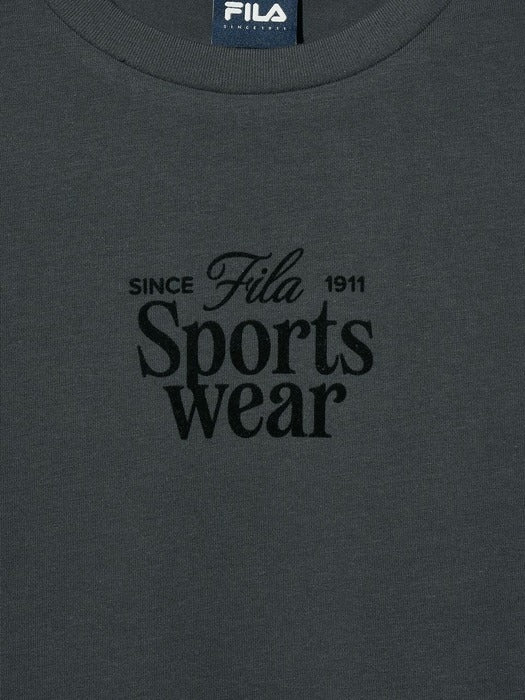 Ruched Graphic T-shirt_FS2RSH2153F_DGY