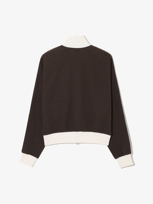 [fila] 1911 Women's Knit Track Zip-Up Brownie_FS261FT01F005_234