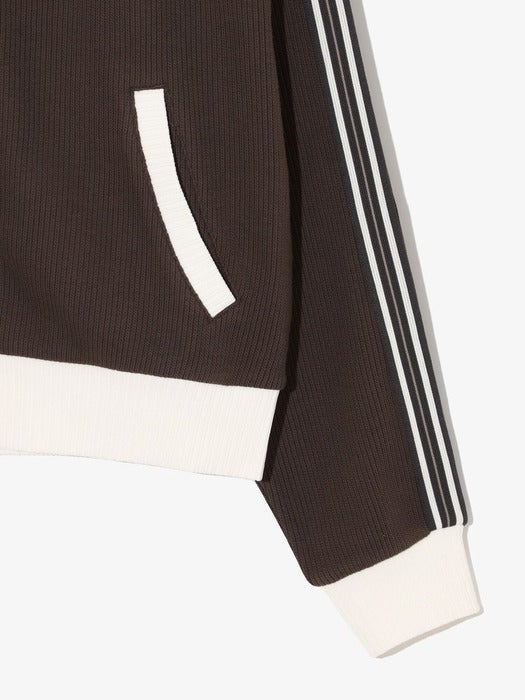 [fila] 1911 Women's Knit Track Zip-Up Brownie_FS261FT01F005_234