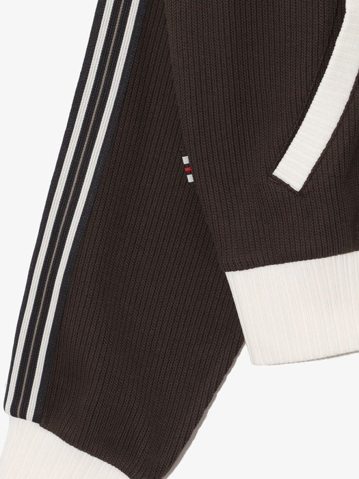 [fila] 1911 Women's Knit Track Zip-Up Brownie_FS261FT01F005_234