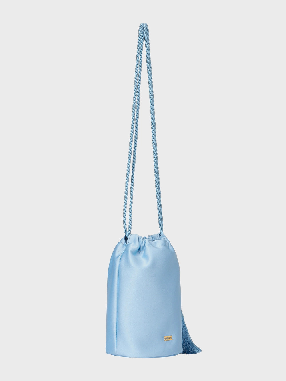 EENK Tassel Mini Bucket Bag - Blue