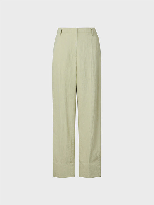 Eenk Belted Straight Pants - Mint