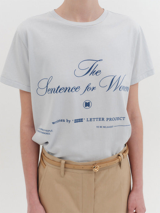 Eenk Graphic T-shirt - Sky Blue