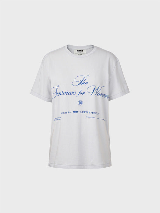 Eenk Graphic T-shirt - Sky Blue