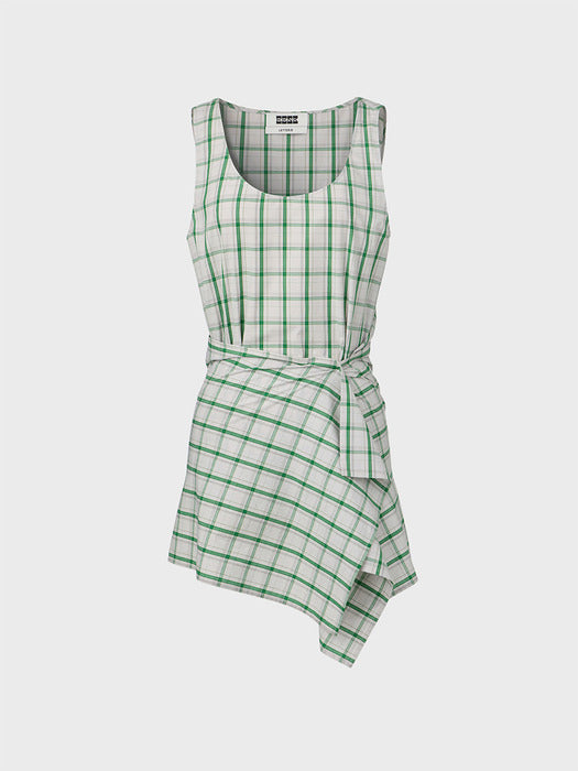 Eenk Transformative Sleeveless Top - Green