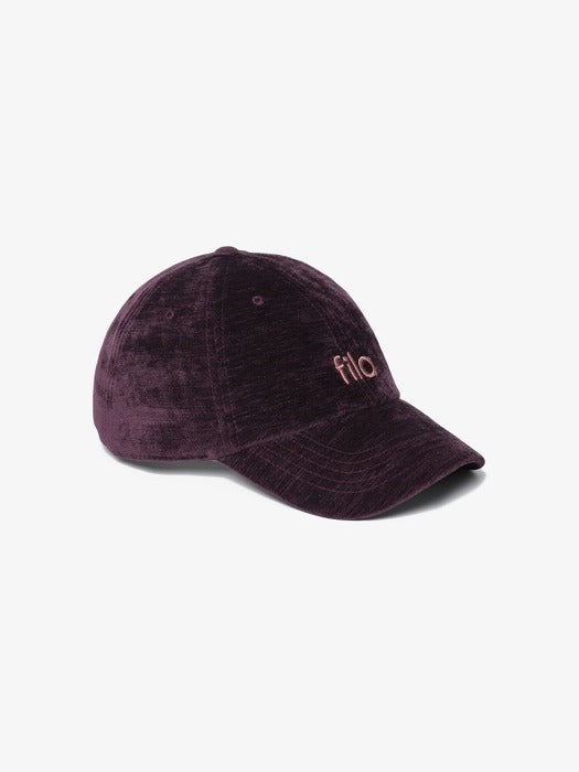 Lowercase Velvet Baseball Cap_FS253CP01F001_541