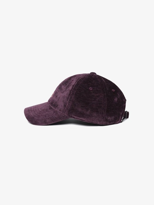 Lowercase Velvet Baseball Cap_FS253CP01F001_541