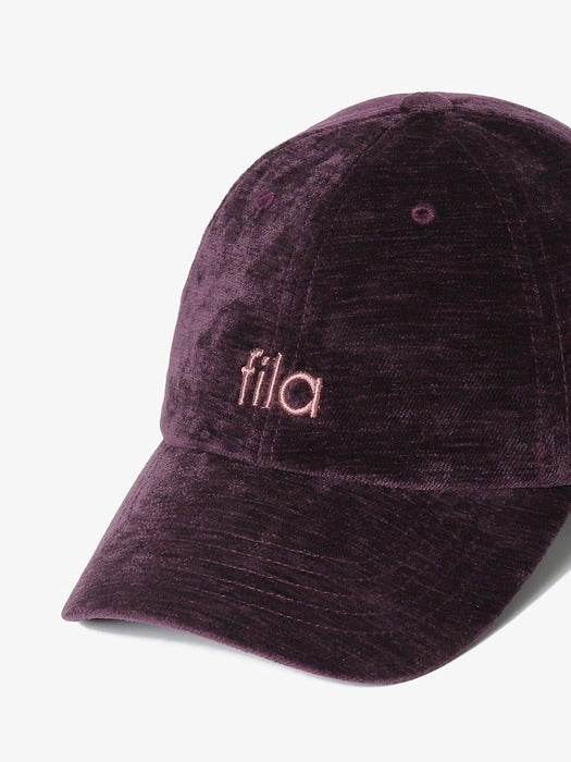 Lowercase Velvet Baseball Cap_FS253CP01F001_541