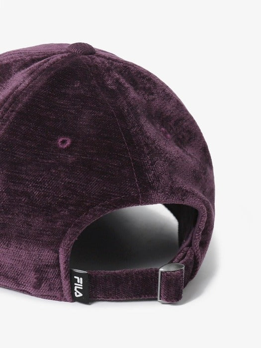 Lowercase Velvet Baseball Cap_FS253CP01F001_541