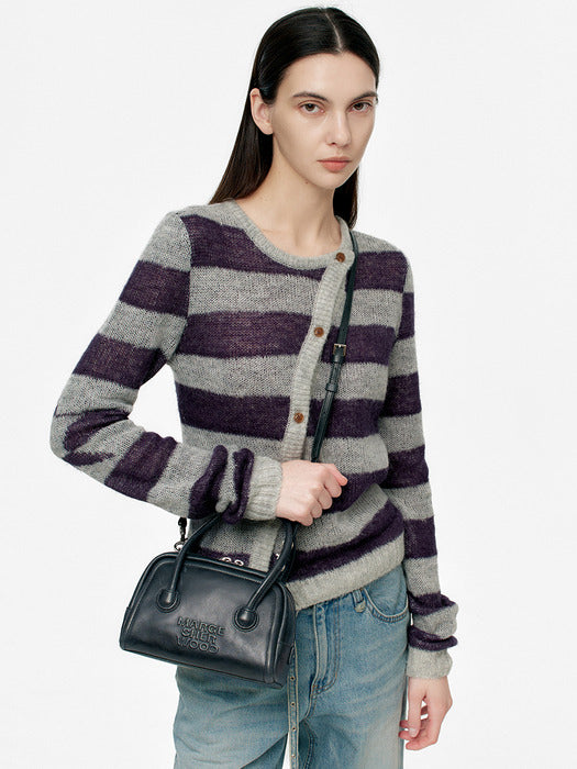 SOFT TOTE MINI_navy pull-up