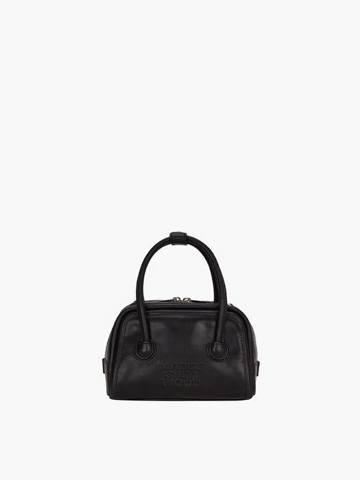 Margesherwood Soft Tote Mini black pull-up