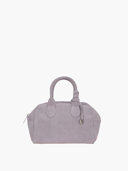 SOFT BOWLING_lavender grey suede