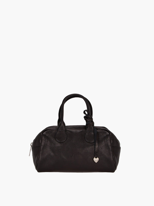 SOFT BOWLING_black washed nappa