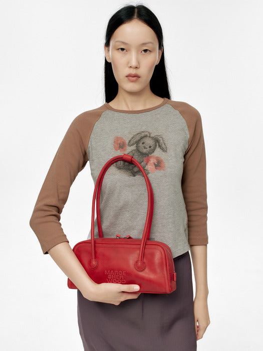 Margesherwood Soft Boston EW apple red pull-up