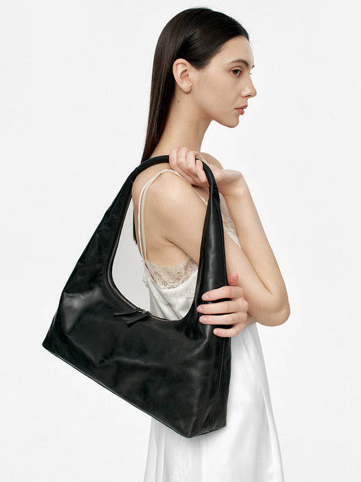 Margesherwood Hobo Large black pull-up