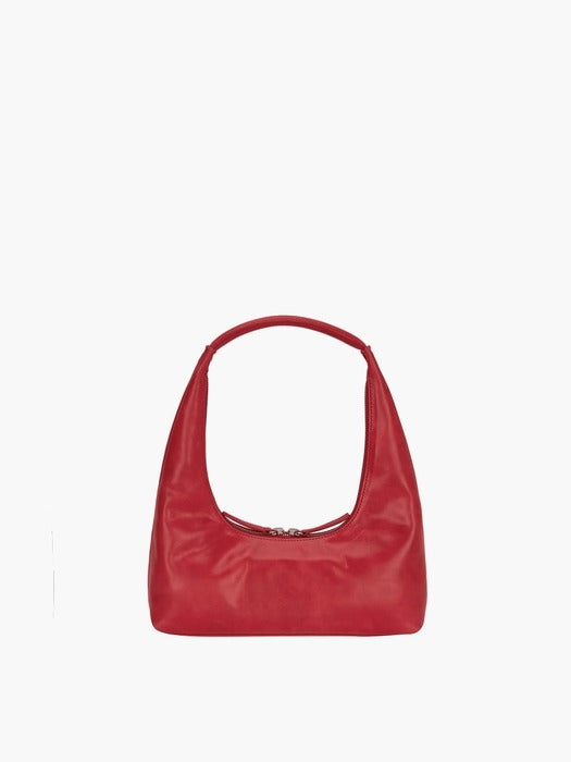 [Margesherwood] Hobo SHOULDER_apple red pull-up